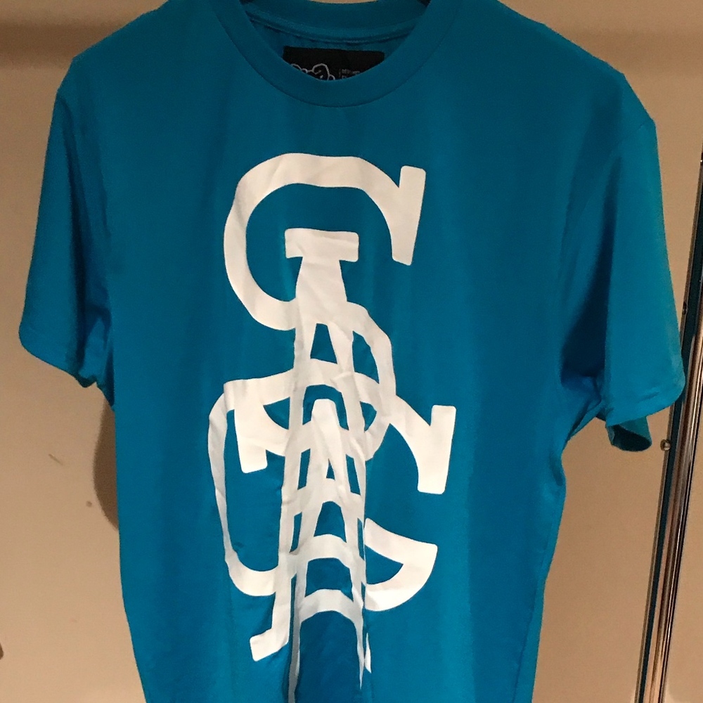 Blue Short Sleeve Saga Shirt